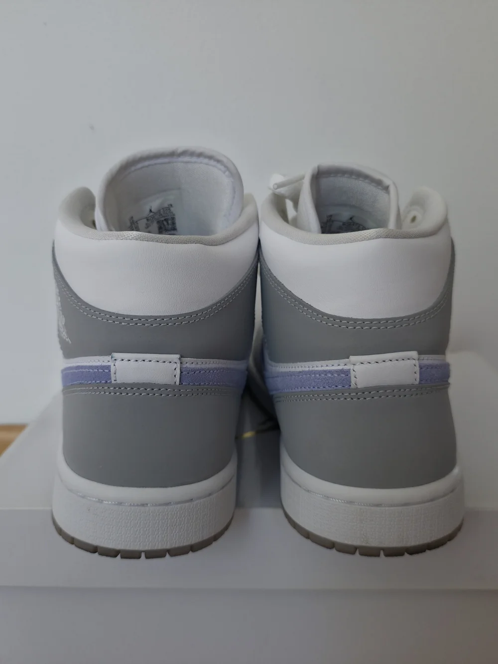 Nike Jordan 1 MidWolf Grey Aluminum (Women's)